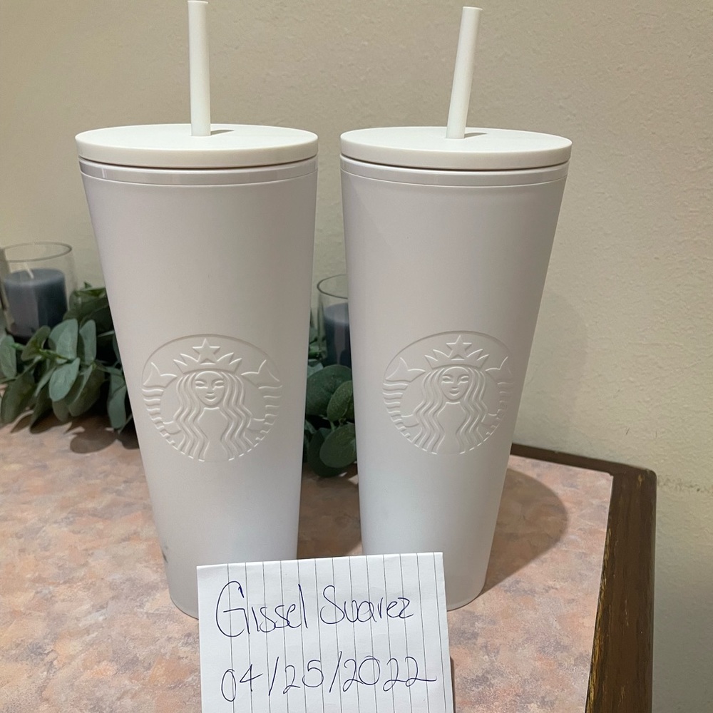 Starbucks Mexico white soft touch